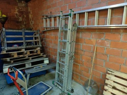 Ladders rolkar garagekrikken...., Bricolage & Construction, Échafaudages, Comme neuf, Enlèvement ou Envoi