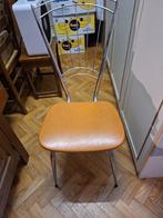 2 metalen stoelen, Huis en Inrichting, Ophalen of Verzenden, Zo goed als nieuw