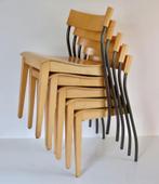 4 postmoderne vintage Ikea design stoelen, Metaal, Vier, Gebruikt, Ophalen