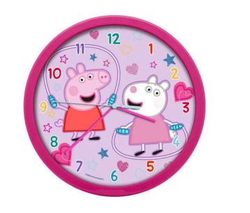 Peppa Pig Wandklok - Peppa en Suzy beschikbaar voor biedingen