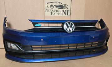 Voorbumper VW Polo 2G AW R-line Compleet 4xPDC ORGINEEL 