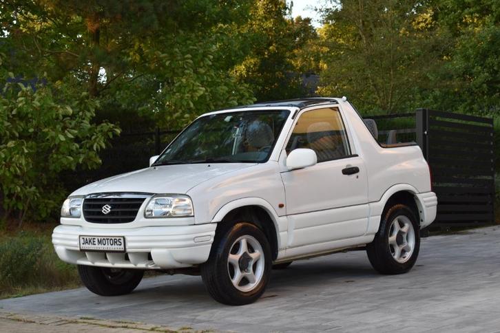Suzuki Grand Vitara, Auto's, Suzuki, Bedrijf, Te koop, Grand Vitara, Elektrische ramen, Benzine, Handgeschakeld, Wit, Ophalen