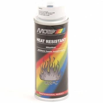 Blanke Lak Hittebestendig 400 ml. Motip beschikbaar voor biedingen