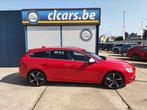 Volvo V60 T6/306pk/Geartronic/R Design/Navi/Leder/Camera, Autos, Rouge, Achat, Entreprise, V60
