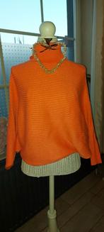 Pull chaud à manches chauve-souris, couleur orange, corail,, Enlèvement ou Envoi, Comme neuf, Orange