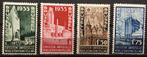 1935 WERELDTENTOONSTELLING (386/89) MNH., Postzegels en Munten, Orginele gom, Kunst, Ophalen of Verzenden, Postfris