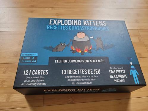 Exploding Kittens - Jeu édition collector, Hobby en Vrije tijd, Gezelschapsspellen | Kaartspellen, Gebruikt, Vijf spelers of meer