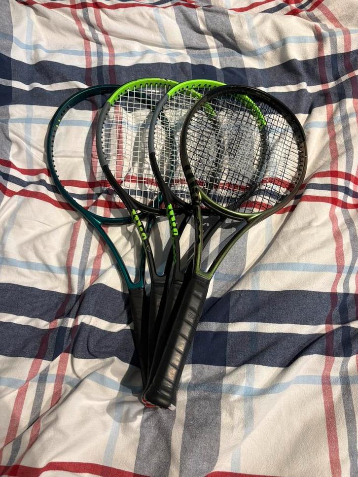 Tennisracket met blad Wilson, Sport en Fitness, Tennis, Gebruikt, Racket, Wilson, L2, Ophalen of Verzenden