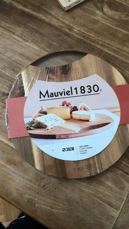 Kaasplank Mauviel 1830 ACACIAHOUT, Huis en Inrichting, Keuken | Keukenbenodigdheden, Nieuw, Ophalen