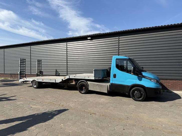 Veldhuizen P37-1 1 assige BE opleggen / dieplader, Auto's, Vrachtwagens, Bedrijf, Te koop, Aanhangers en Opleggers, Overige brandstoffen