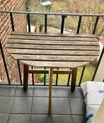 Outdoor folding terrace table, Jardin & Terrasse, Tables de jardin, Enlèvement, Utilisé, Rond, Autres matériaux