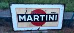 Zeer groot emaille Martini bord 1964, Verzamelen, Ophalen, Gebruikt, Reclamebord