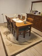 Eetkamer tafel  + 6 stoelen, Ophalen