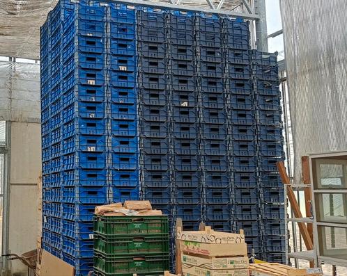 400 kunststof bakken kratten PE 60x40x15cm, Zakelijke goederen, Kantoor en Winkelinrichting | Magazijn, Stelling en Opslag, Ophalen