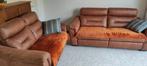 Salon - zetel - 2 jaar oud - met 2 elektrische relax, Huis en Inrichting, Ophalen, Zo goed als nieuw, Stof, Microvezel van categorie 5