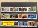 postzegels Frankrijk Disney, Ophalen of Verzenden, Gestempeld