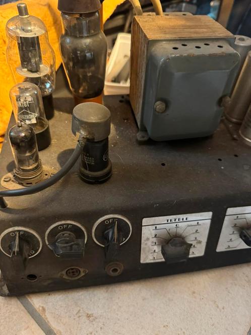 Oude buizenversterker (lees aankondiging), Audio, Tv en Foto, Buizenversterker, Versterker, Ophalen