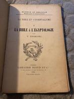 La Bible et l'orientalisme. La Bible et l'égyptologie, Antiek en Kunst, V. Ermoni, Ophalen of Verzenden