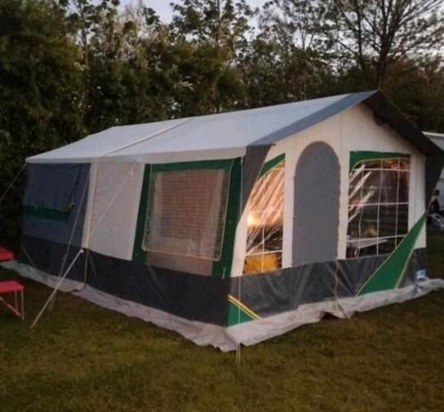 Ruime mooie Jamet Texas Super Luxe met voortent, bermkeuken, Caravans en Kamperen, Vouwwagens, tot en met 6, Ophalen