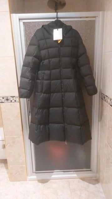 MONCLER Dames Faucon Lang Winterjas puffer dons Zwart Nieuw beschikbaar voor biedingen