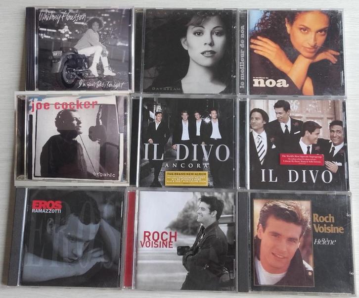 Assortiment  de 117 CDs, CD & DVD, CD | Pop, Comme neuf, Enlèvement ou Envoi