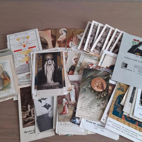 Religieuze prentjes - blanco en met tekst ( lot)., Verzamelen, Religie, Kaart of Prent, Ophalen of Verzenden