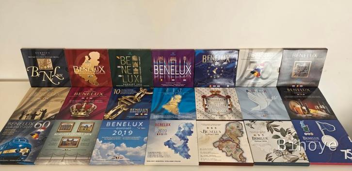Complete set euroset fdc benelux, Postzegels en Munten, Munten | Europa | Euromunten, Setje, Ophalen of Verzenden