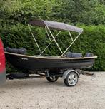 Mooie antieke sloeb met trailer, Watersport en Boten, Ophalen, Zo goed als nieuw, Buitenboordmotor