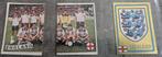 AUTOCOLLANTS PANINI FOOT EURO 84 ANGLETERRE 3 x pièces rares, Envoi, Neuf