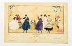 [art deco] George Lepape - Prent uit Gazette de Bon Ton 1915, Antiek en Kunst, Kunst | Litho's en Zeefdrukken, Ophalen of Verzenden
