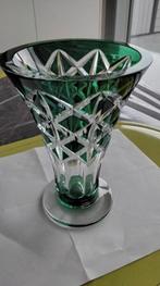 vase en cristal Val St Lambert, celui-ci est signé, Antiquités & Art, Enlèvement ou Envoi