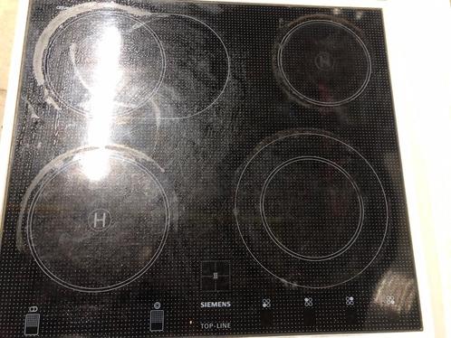 Te koop: inbouw fornuis Siemens, Elektronische apparatuur, Fornuizen, Gebruikt, Inbouw, Keramisch, 4 kookzones, Minder dan 85 cm