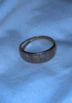 Bague or blanc diamant 750e, Goud, Met edelsteen