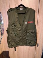 Gilet de travail vert foncé avec de nombreuses poches Bosch, Jardin & Terrasse, Comme neuf, Hommes, Enlèvement, Bosch