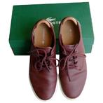 Chaussure Lacoste cuir véritable Cuir Bordeaux, Ophalen of Verzenden, Zo goed als nieuw, Overige typen