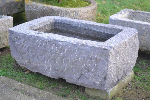 bruut gekapte arduinen, hardstenen trog, Tuin en Terras, Tuinvazen, Gebruikt, Ophalen