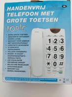 Telefoon met grote toetsen HANDENVRIJ met 10 kiesnrs, Telecommunicatie, Vaste telefoons | Niet Draadloos, Ophalen, Zo goed als nieuw