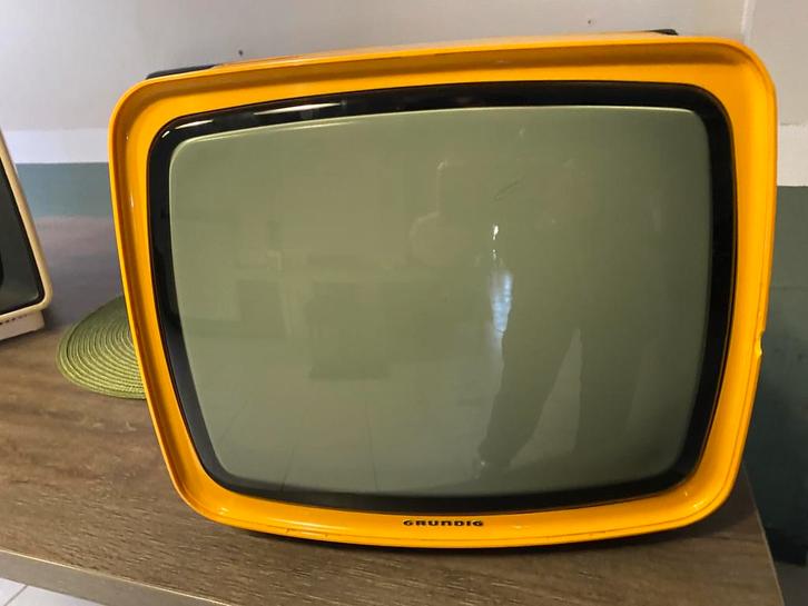 Téléviseur noir et blanc vintage Grundig, Antiquités & Art, Curiosités & Brocante, Enlèvement