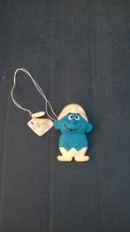 Portefeuille Platte smurf in PVC, Verzamelen, Smurfen, Ophalen of Verzenden, Gebruikt, Overige Smurfen, Gebruiksvoorwerp