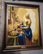 Vermeer - Het melkmeisje - geborduurd - ingelijst, Enlèvement