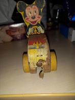 Ancien Mickey Mousse en bois dans une flaque d'eau Jumper Ca, Collections, Disney, Autres types, Mickey Mouse, Utilisé, Enlèvement ou Envoi