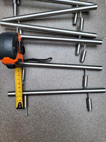27 Inox handgrepen beschikbaar voor biedingen