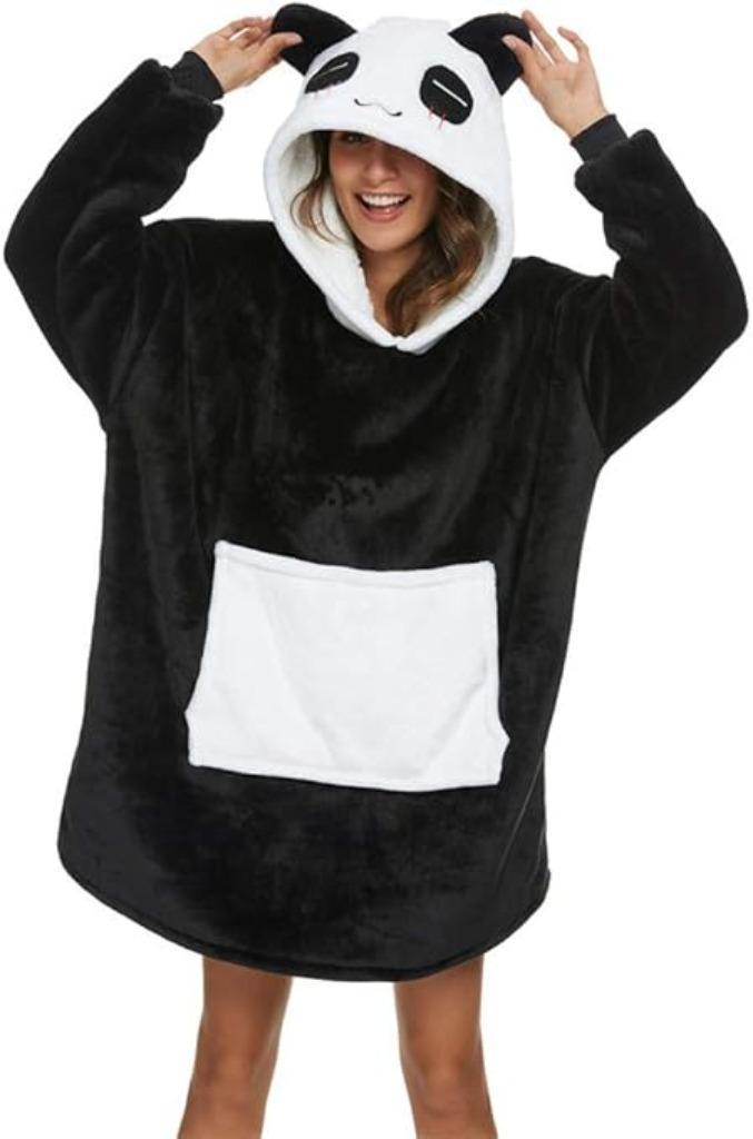 Oversized hoodie | pluche hoodie | Nieuw, Huis en Inrichting, Woonaccessoires | Plaids en Woondekens, Nieuw, Verzenden