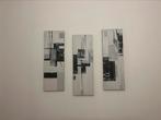 3 abstracte schilderijen die 1 geheel vormen, Ophalen