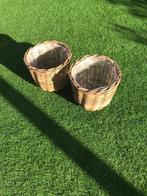 Ronde rotan bloempot, Ophalen, Overige materialen, Gebruikt, Mand