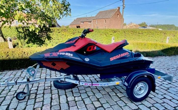 Seadoo Spark Trixx 2021, nieuwe trailer en cover, Watersport en Boten, Jetski's en Waterscooters, Gebruikt, 70 tot 120 pk, Benzine
