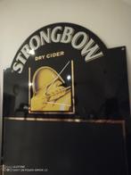 Groot emaille bord Strongbow krijtbord 1996, Ophalen, Zo goed als nieuw, Reclamebord