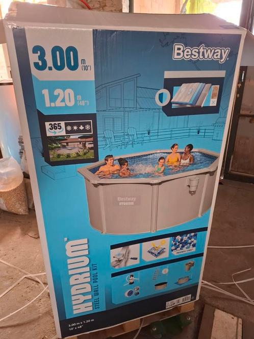Bestway Hydrium 300 zwembad met staalwand, Tuin en Terras, Zwembaden, Nieuw, Ophalen
