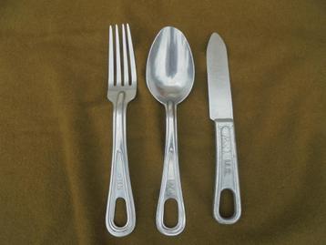 set de 3 couverts us army ww2, Enlèvement ou Envoi, Armée de terre