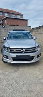 Tiguan 5N full r line 2016 euro 6b, Cuir, Argent ou Gris, Euro 6, Noir